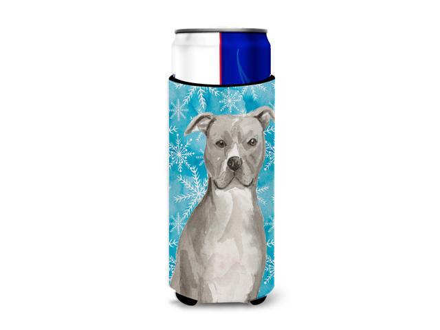 Staffordshire Bull Terrier Winter Michelob Ultra Hugger for slim cans BB9430MUK