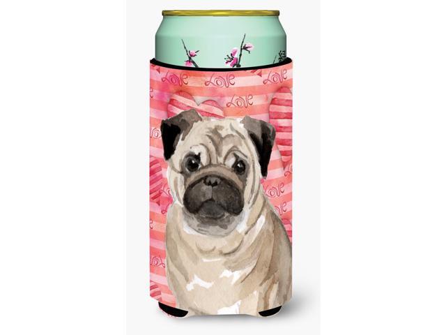 Fawn Pug Love Tall Boy Beverage Insulator Hugger BB9496TBC
