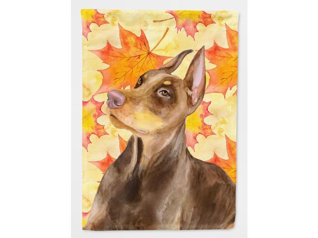 Doberman Pinscher Fall Flag Garden Size BB9970GF