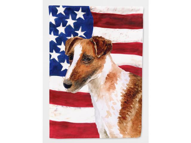 Smooth Fox Terrier Patriotic Flag Garden Size BB9647GF