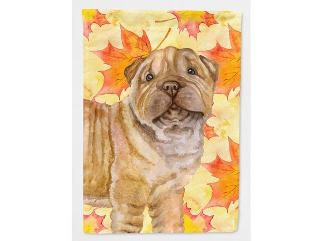 Shar Pei Puppy Fall Flag Garden Size BB9980GF