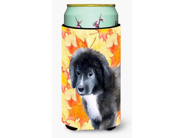 Newfoundland Puppy Fall Tall Boy Beverage Insulator Hugger BB9960TBC