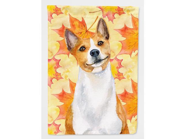 Basenji Fall Flag Garden Size BB9953GF
