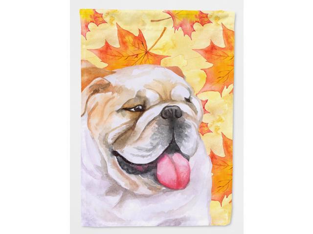 English Bulldog Fall Flag Garden Size BB9900GF