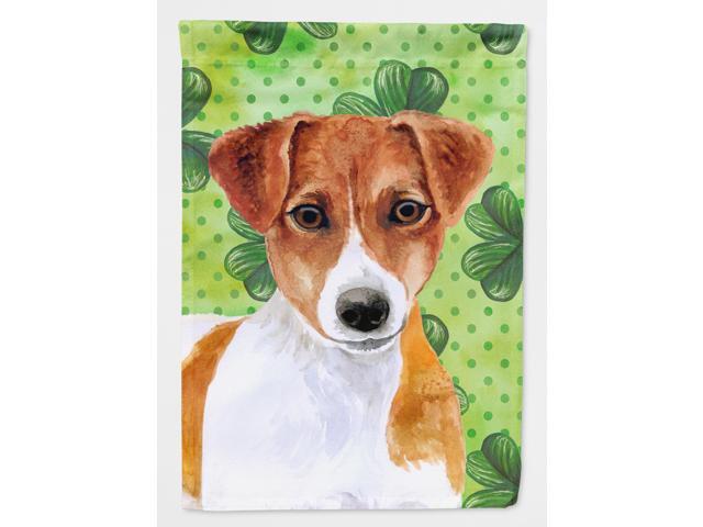Jack Russell Terrier St Patrick's Flag Garden Size BB9863GF