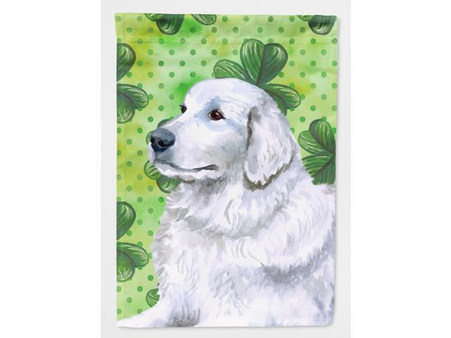 Maremma Sheepdog St Patrick's Flag Garden Size BB9849GF