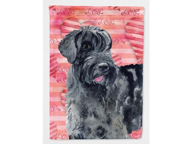 Giant Schnauzer Love Flag Garden Size BB9747GF