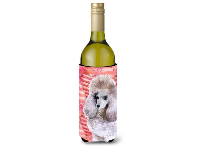 Poodle Love Wine Bottle Beverge Insulator Hugger BB9752LITERK