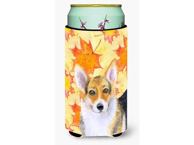 Pembroke Corgi Fall Tall Boy Beverage Insulator Hugger BB9903TBC