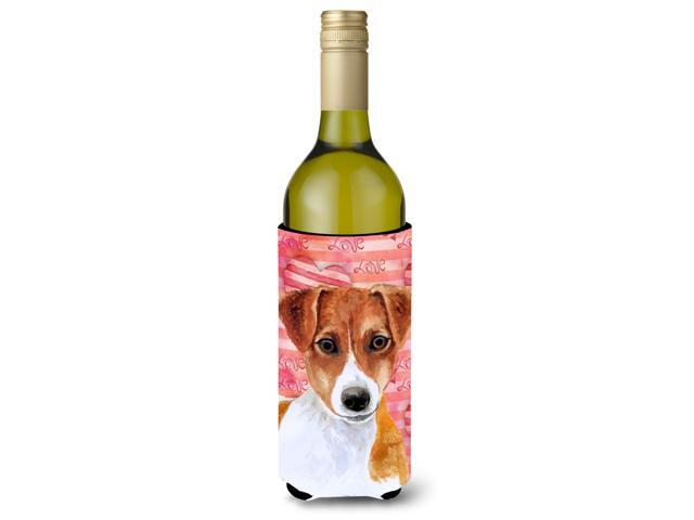 Jack Russell Terrier Love Wine Bottle Beverge Insulator Hugger BB9776LITERK