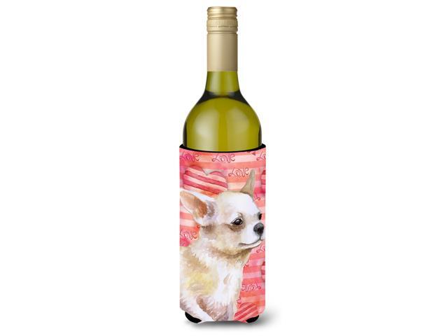 Chihuahua Leg up Love Wine Bottle Beverge Insulator Hugger BB9784LITERK