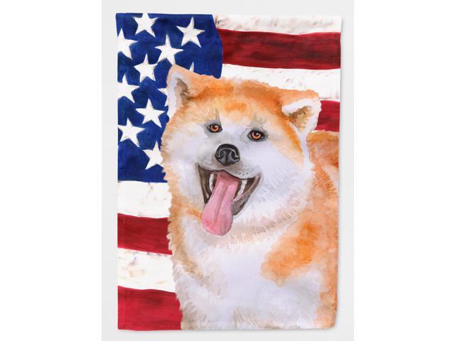 Akita Patriotic Flag Garden Size BB9703GF