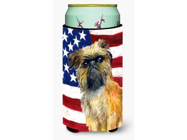 Brussels Griffon Patriotic Tall Boy Beverage Insulator Hugger BB9687TBC