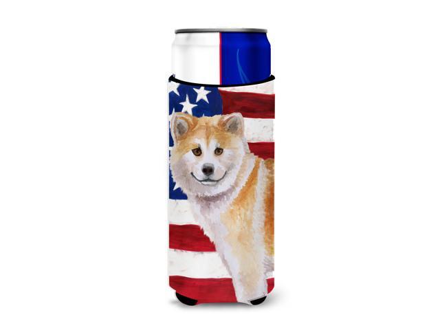 Shiba Inu Patriotic Michelob Ultra Hugger for slim cans BB9678MUK