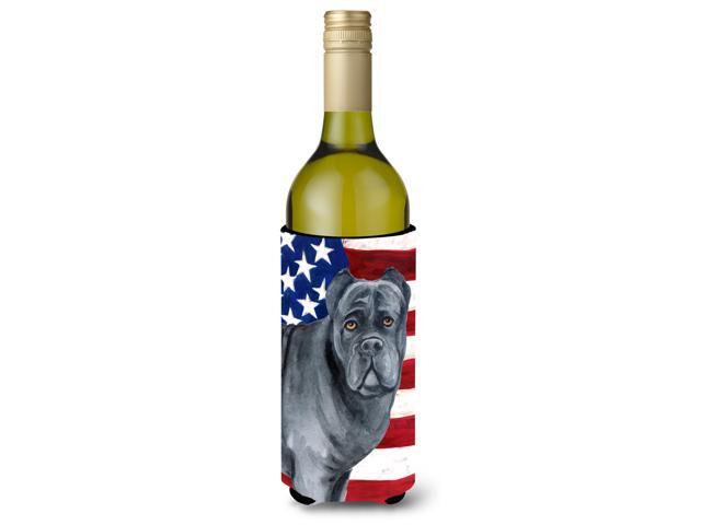 Cane Corso Patriotic Wine Bottle Beverge Insulator Hugger BB9694LITERK