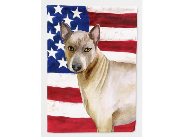 Thai Ridgeback Patriotic Flag Garden Size BB9680GF