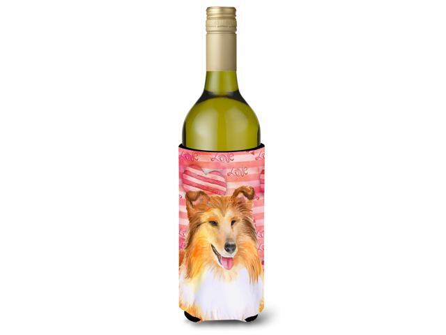 Sheltie Love Wine Bottle Beverge Insulator Hugger BB9807LITERK