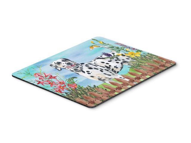 Dalmatian Spring Mouse Pad Hot Pad or Trivet CK1215MP