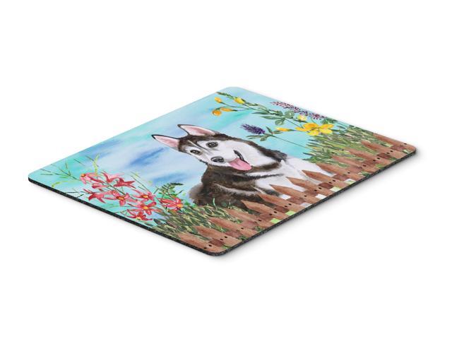 Siberian Husky #2 Spring Mouse Pad Hot Pad or Trivet CK1274MP
