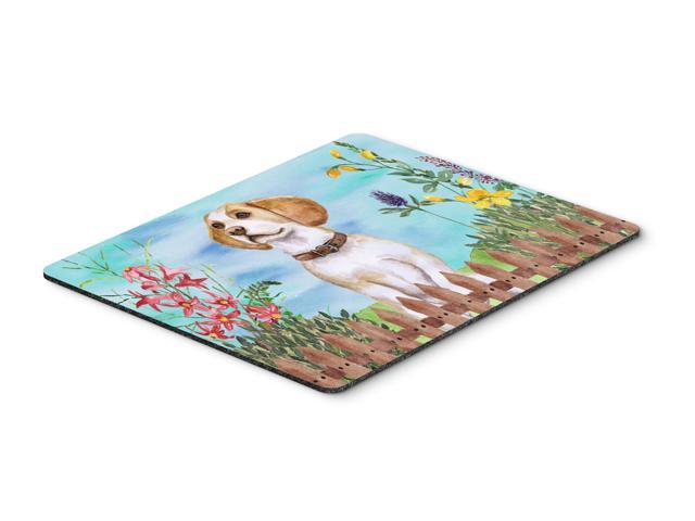 Beagle Spring Mouse Pad Hot Pad or Trivet CK1248MP