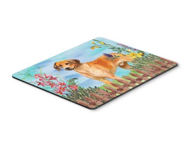 Rhodesian Ridgeback Spring Mouse Pad Hot Pad or Trivet CK1238MP