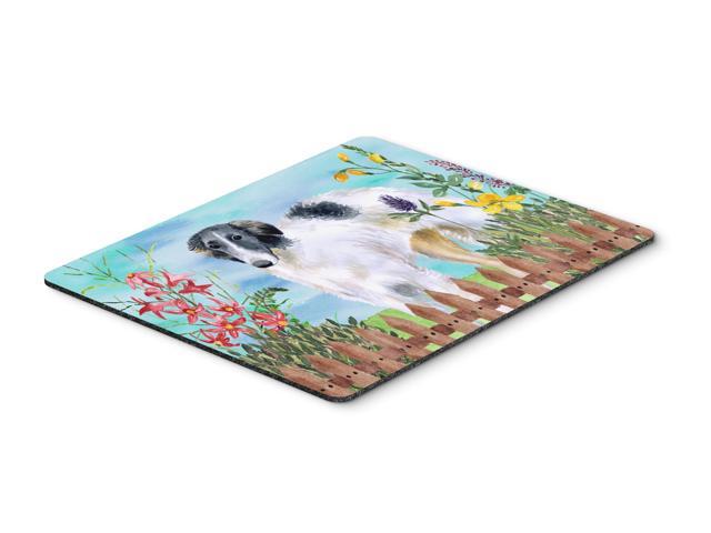 Borzoi Spring Mouse Pad Hot Pad or Trivet CK1234MP