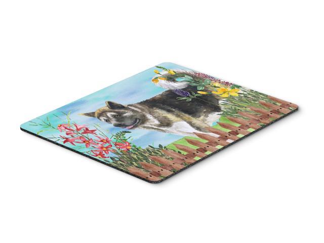 American Akita Spring Mouse Pad Hot Pad or Trivet CK1231MP