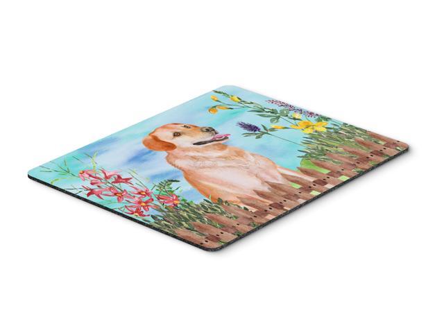 Labrador Retriever Spring Mouse Pad Hot Pad or Trivet CK1276MP