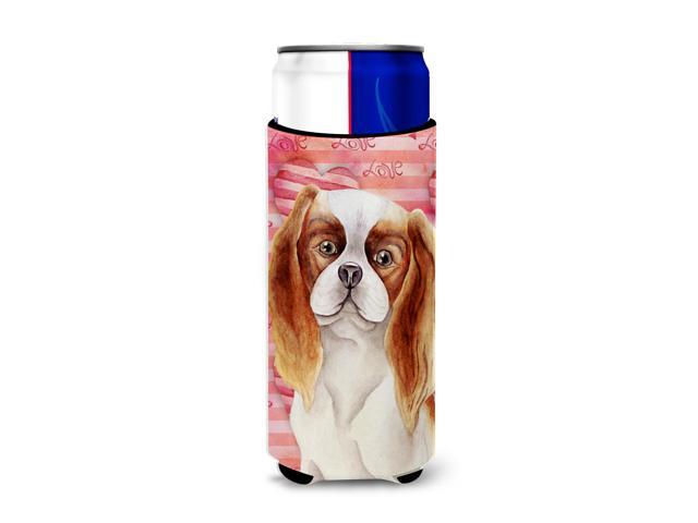 Cavalier Spaniel Love Michelob Ultra Hugger for slim cans CK1391MUK