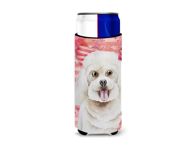 Bichon Frise Love Michelob Ultra Hugger for slim cans CK1395MUK