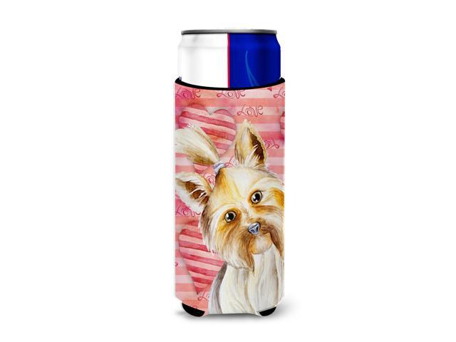 Yorkie Yorkshier Terrier Love Michelob Ultra Hugger for slim cans CK1389MUK