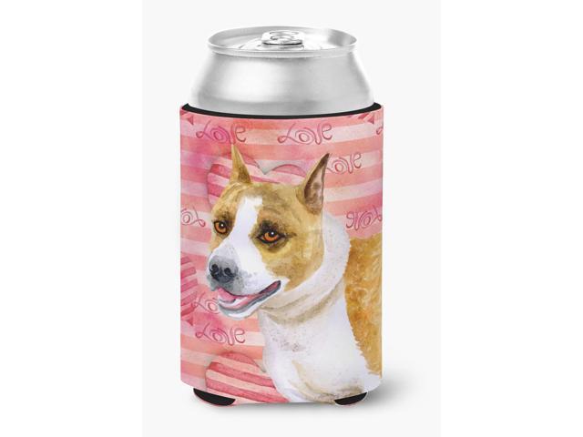 American Staffordshire Love Can or Bottle Hugger BB9731CC