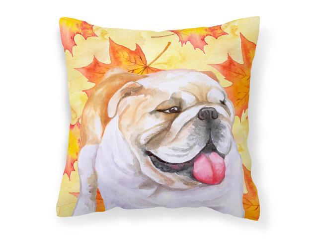 british bulldog pillow