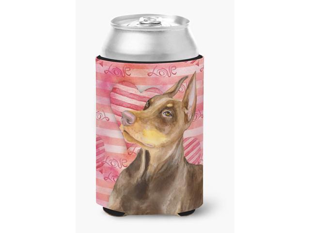 Doberman Pinscher Love Can or Bottle Hugger BB9796CC