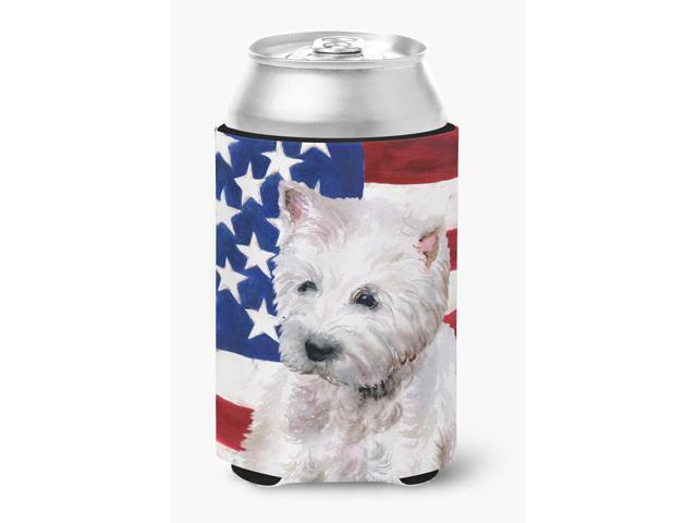 Westie Patriotic Can or Bottle Hugger BB9701CC