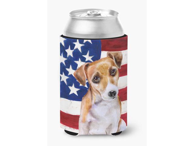 Jack Russell Terrier #2 Patriotic Can or Bottle Hugger BB9713CC