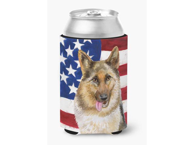 German Shepherd Patriotic Can or Bottle Hugger BB9654CC
