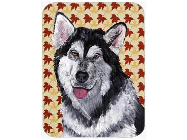 Alaskan Malamute Fall Leaves Mouse Pad Hot Pad or Trivet SC9495MP