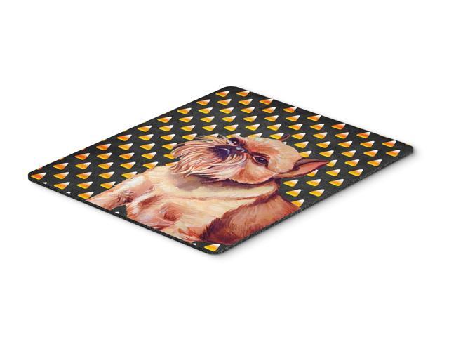 Brussels Griffon Candy Corn Halloween Portrait Mouse Pad Hot Pad or Trivet