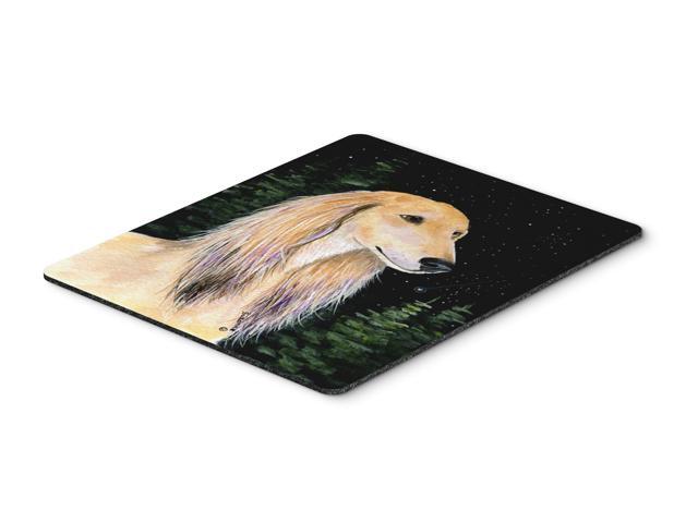 Starry Night Saluki Mouse Pad / Hot Pad / Trivet