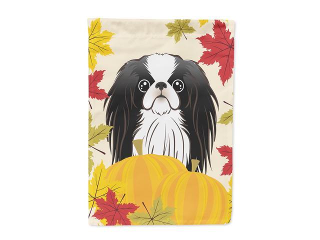 Japanese Chin Thanksgiving Flag Canvas House Size BB2036CHF