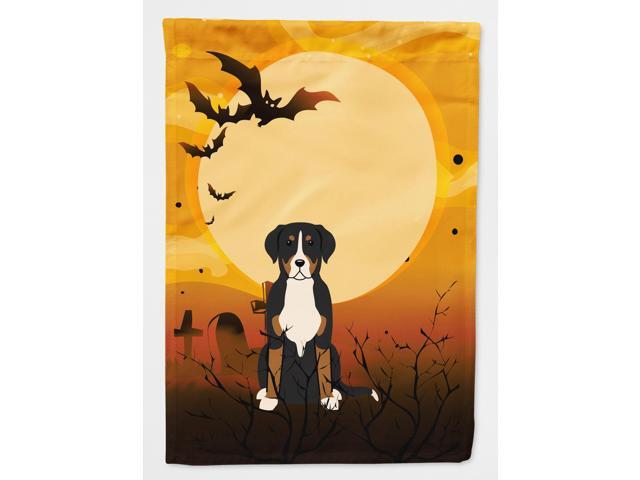 Halloween Greater Swiss Mountain Dog Flag Canvas House Size BB4303CHF