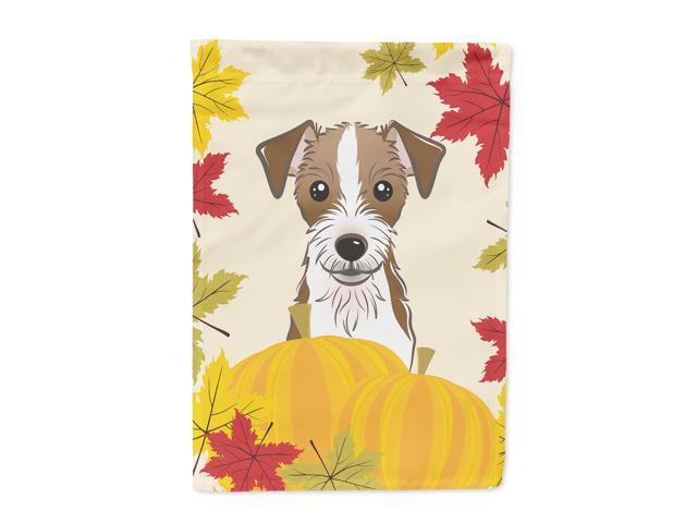 Jack Russell Terrier Thanksgiving Flag Garden Size BB2008GF