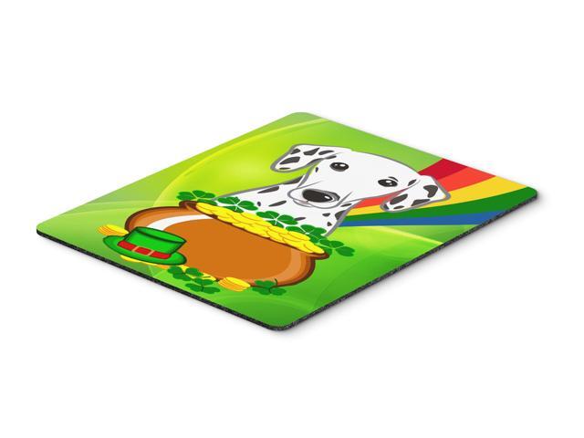Dalmatian St Patrick's Day Mouse Pad Hot Pad or Trivet BB1954MP