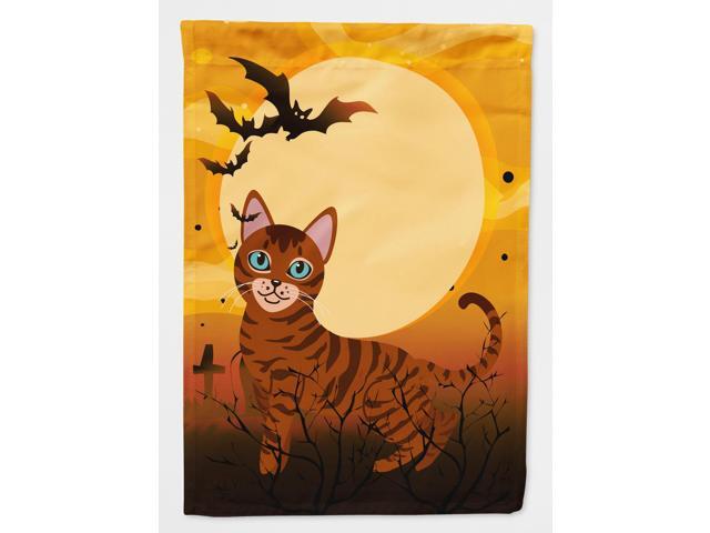 Halloween Toyger Cat Flag Canvas House Size BB4459CHF