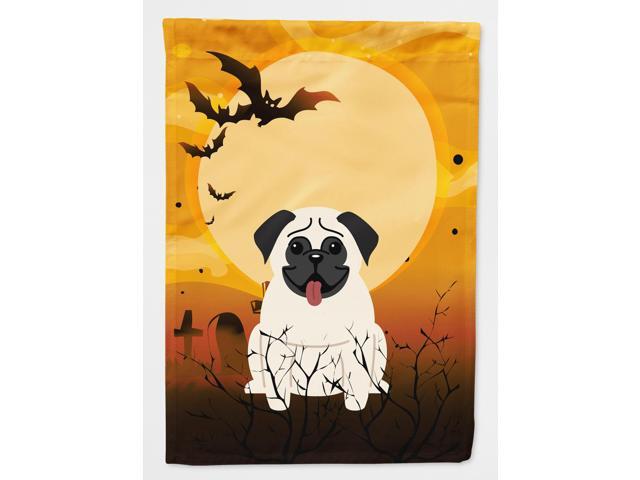 Halloween Pug Cream Flag Canvas House Size BB4270CHF