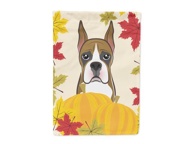 Boxer Thanksgiving Flag Canvas House Size BB2029CHF