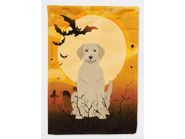 Halloween Yellow Labrador Flag Canvas House Size BB4321CHF