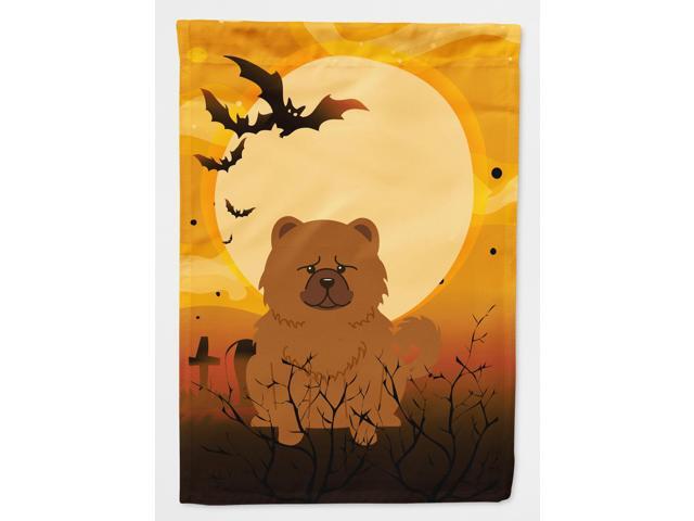 Halloween Chow Chow Red Flag Canvas House Size BB4408CHF