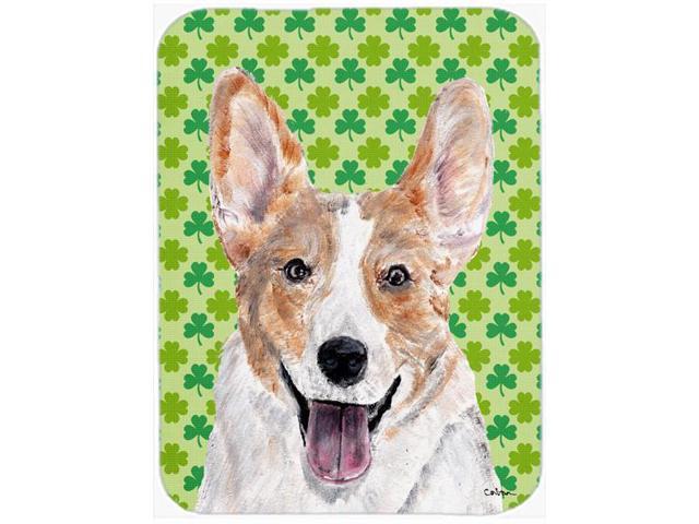 Cardigan Corgi Lucky Shamrock St Patrick's Day Mouse Pad Hot Pad or Trivet SC9720MP